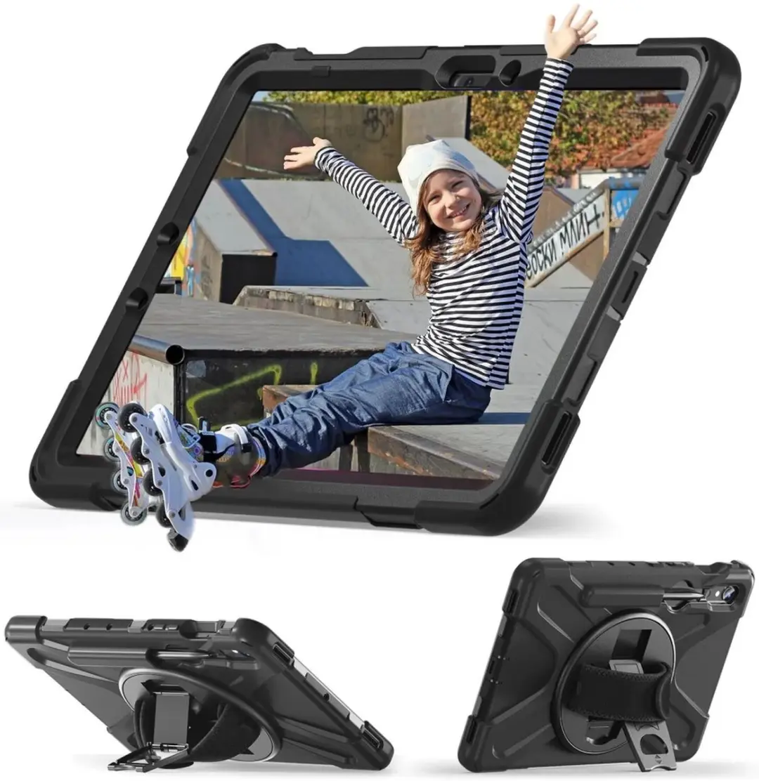 Selected Hoes Samsung Galaxy Tab S10 Lite/S10 FE/S9 FE/S9 Back Cover - Zwart