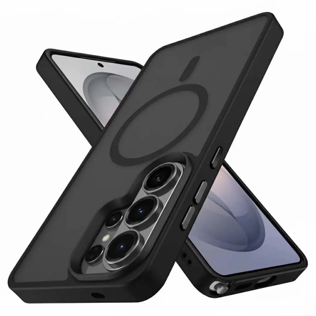 Selected Hoesje Samsung Galaxy S26 Ultra - Matte Zwart - MagSafe