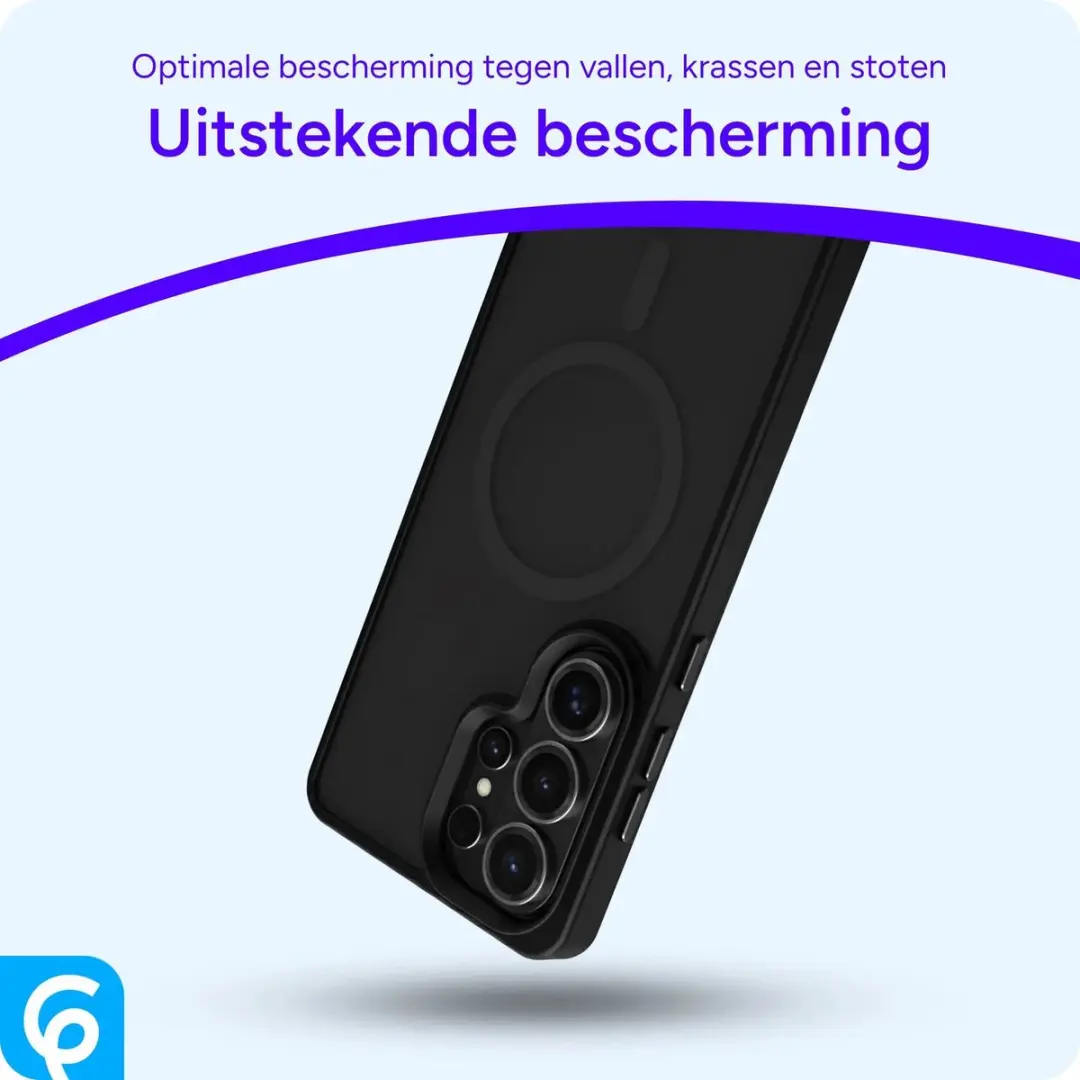 Selected Hoesje Samsung Galaxy S26 Ultra - Matte Zwart - MagSafe