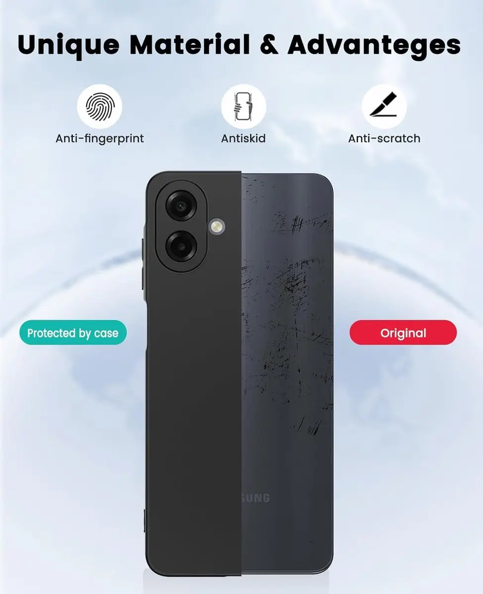 Selected by GSMpunt Samsung Galaxy A07 Hoesje - Zwart Dun TPU - afbeelding 6 van 6