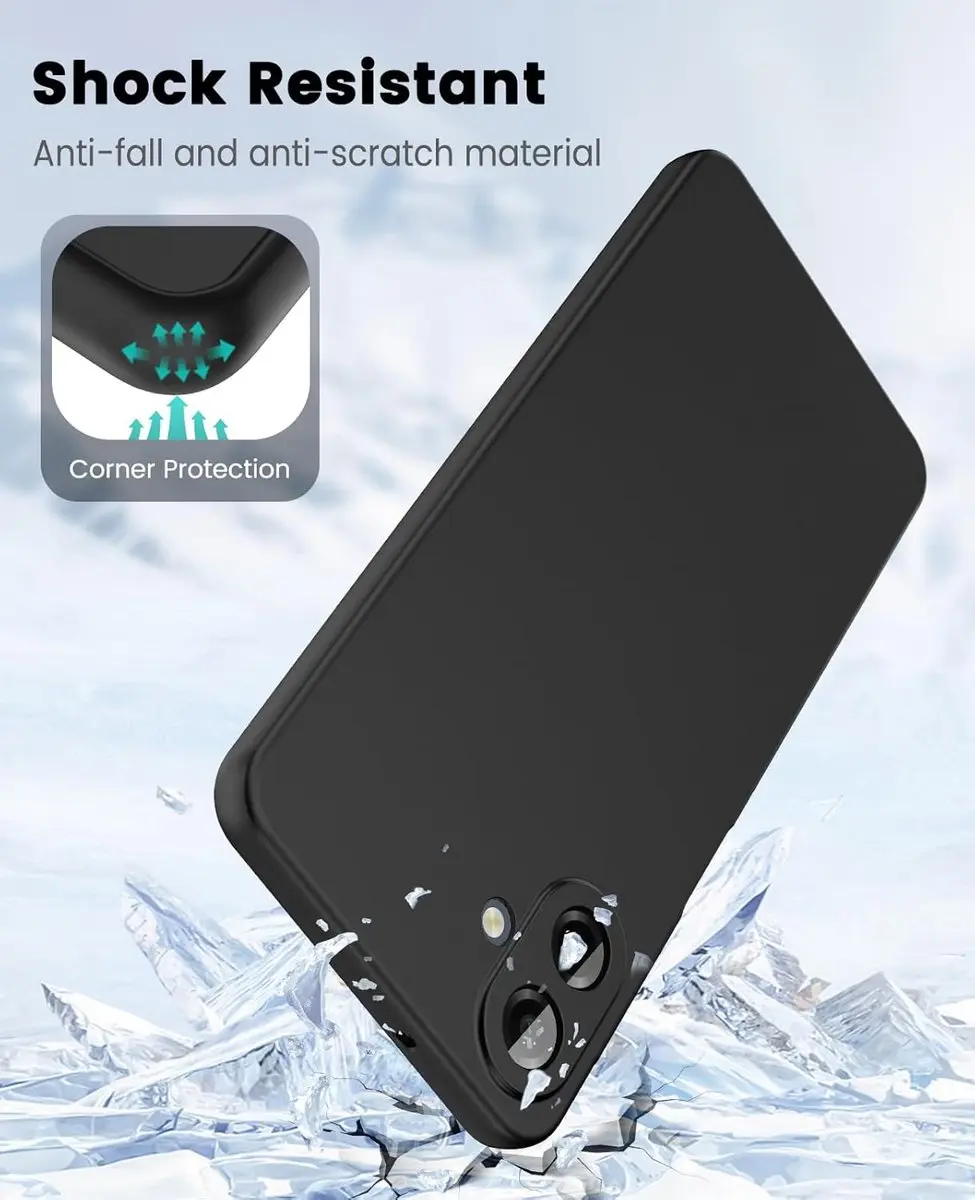 Selected by GSMpunt Samsung Galaxy A07 Hoesje - Zwart Dun TPU