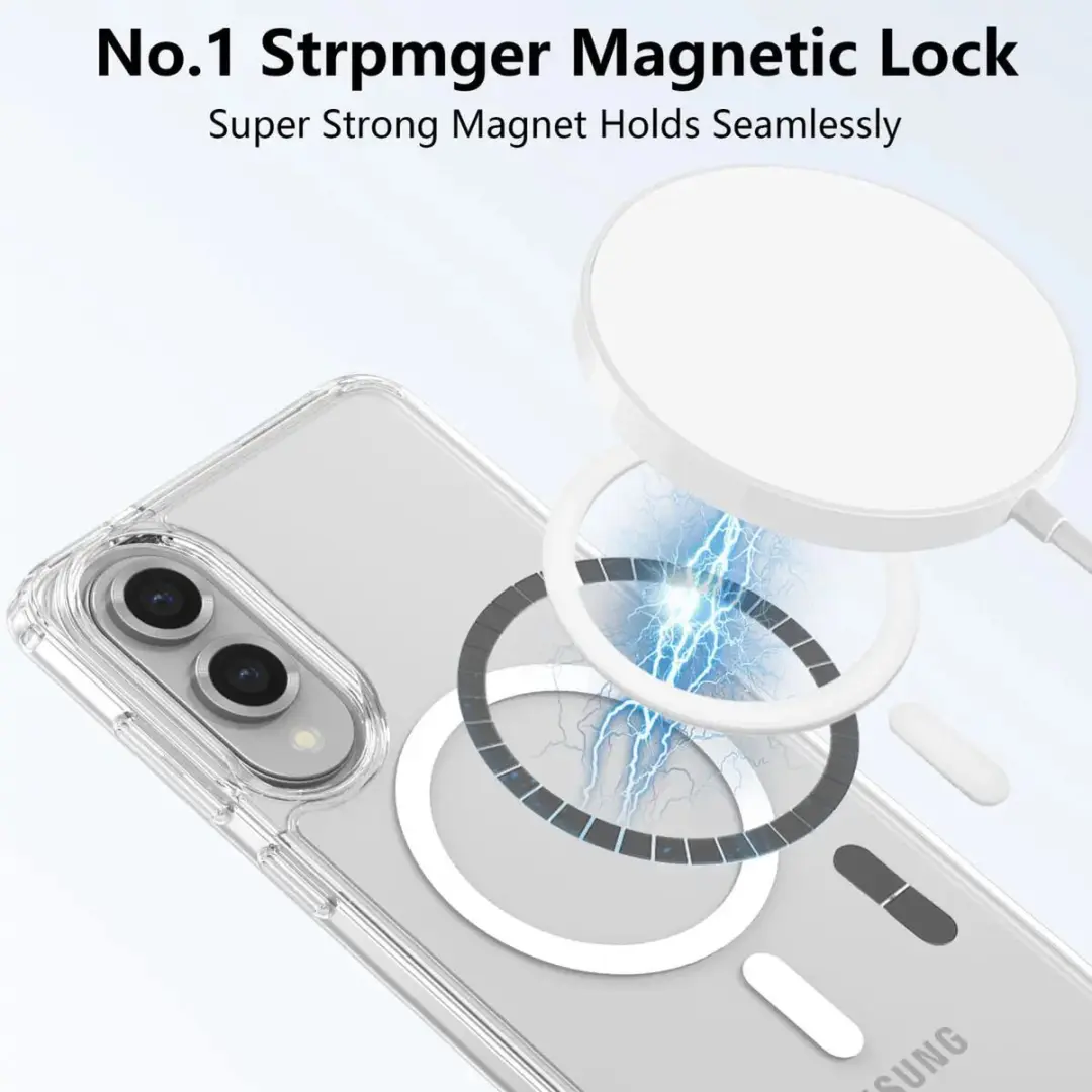 Selected Hoesje Samsung Galaxy S25 Edge MagSafe Transparant