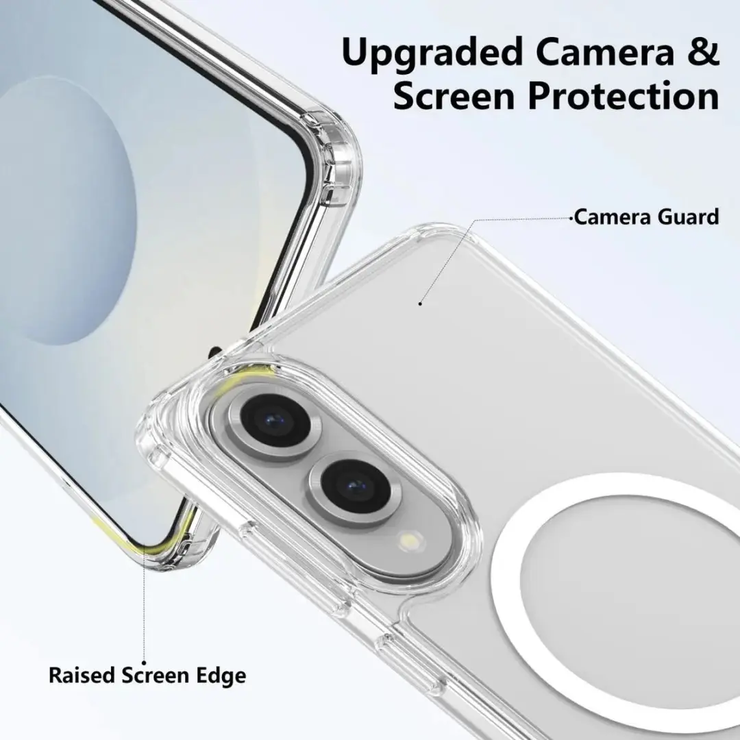 Selected Hoesje Samsung Galaxy S25 Edge MagSafe Transparant
