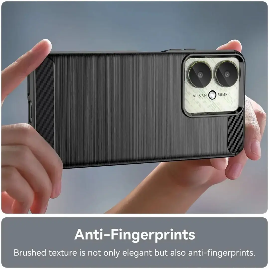Selected TPU Hoesje Xiaomi Redmi 13/Poco M6 - Zwart