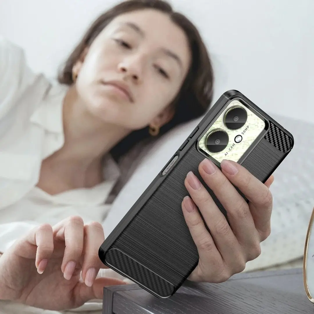 Selected TPU Hoesje Xiaomi Redmi 13/Poco M6 - Zwart