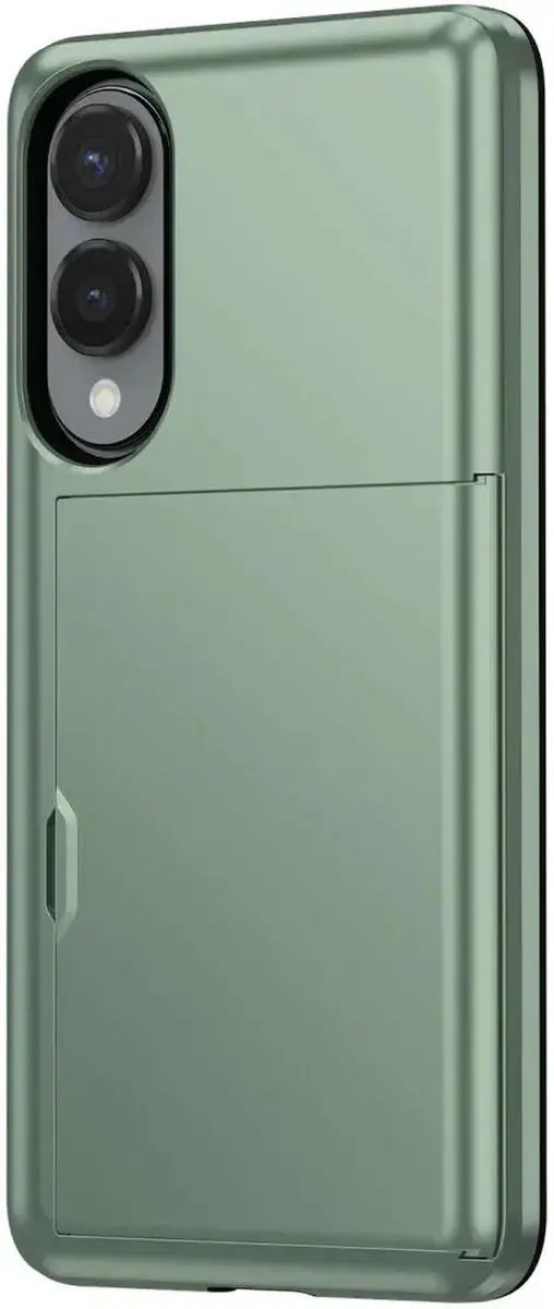 Selected Hoesje Samsung Galaxy S25 Edge - Kaarthouder Groen - afbeelding 6 van 6