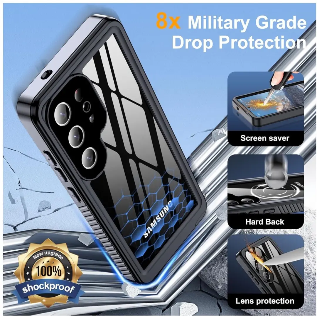 Selected SBG Outdoor Case Waterdicht Transparant - Samsung Galaxy S25 Ultra