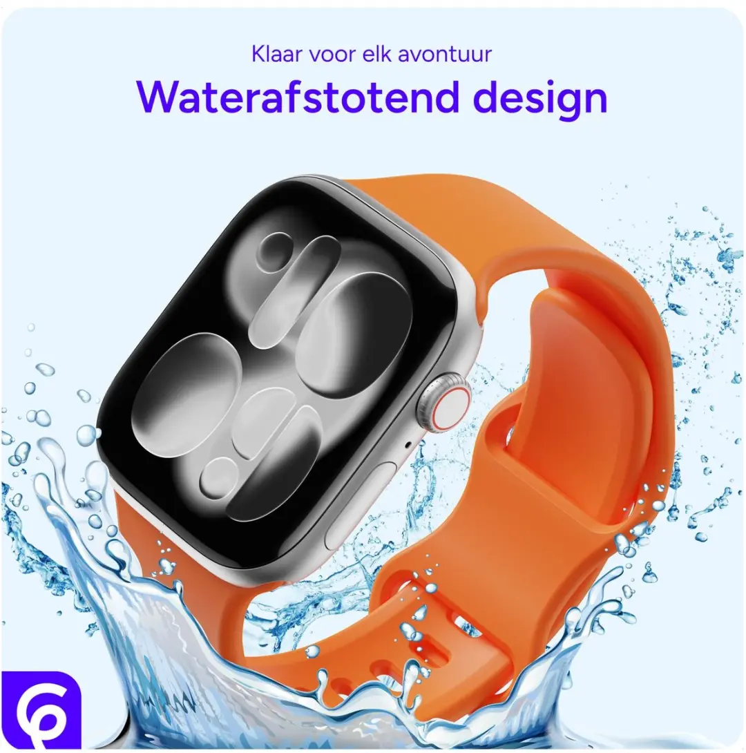 Selected SBG Siliconen Bandje Apple Watch Ultra 3 49mm - Oranje