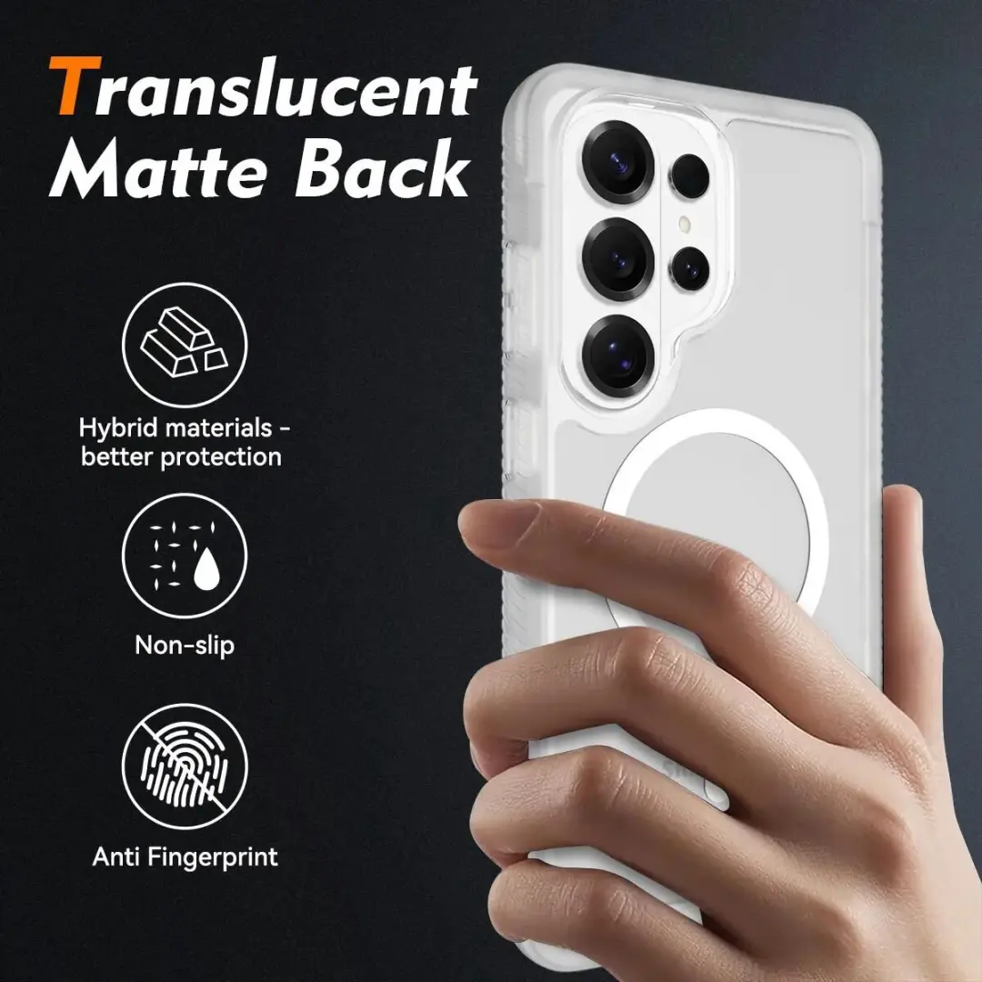 Selected by GSMpunt Samsung Galaxy S26 Ultra Hoesje - Matte Transparant