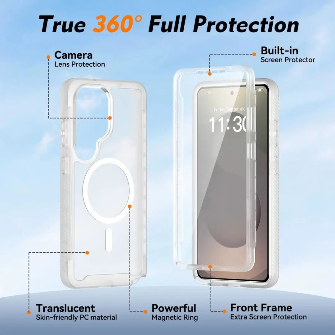 Selected by GSMpunt Samsung Galaxy S26 Ultra Hoesje - Matte Transparant - afbeelding 6 van 6