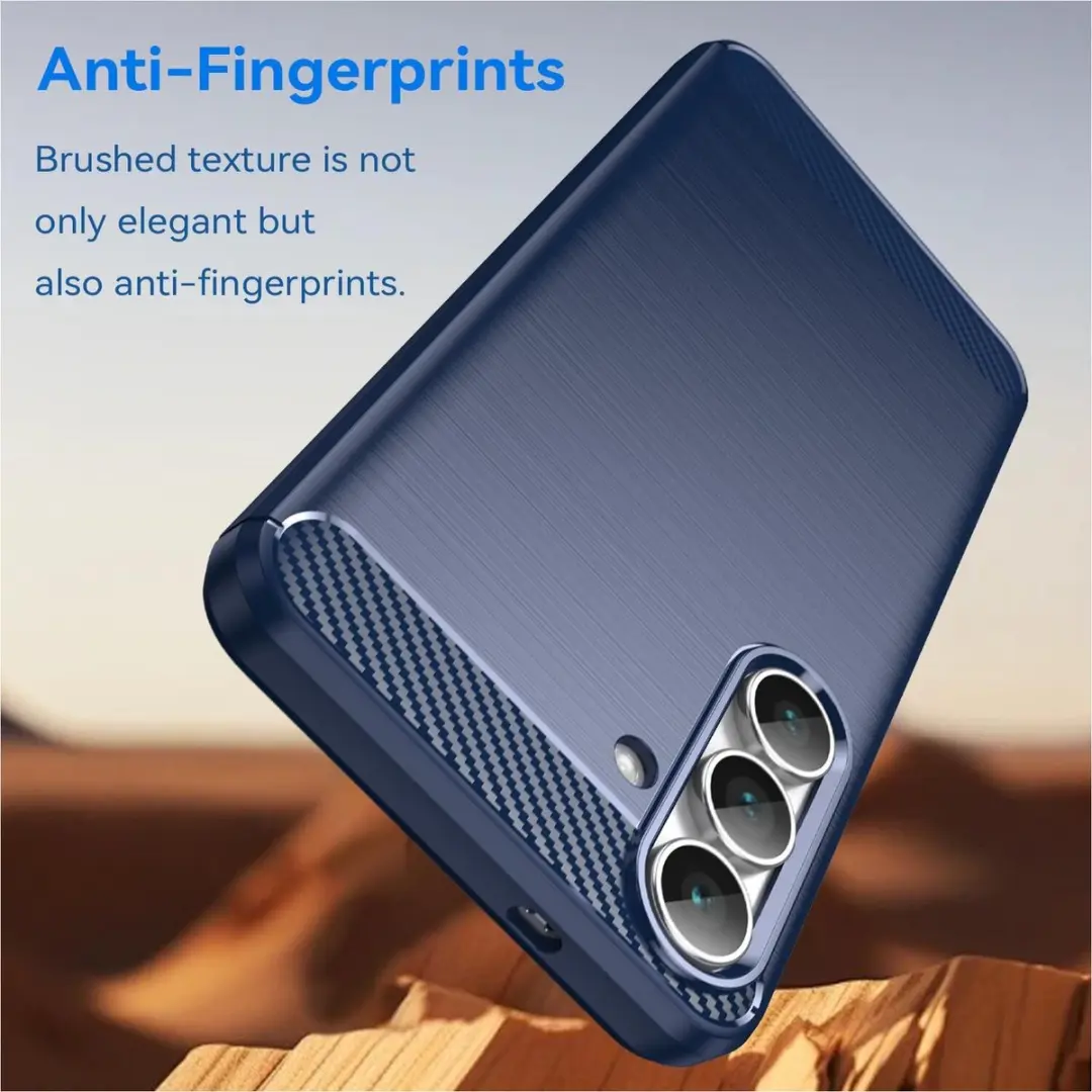 Selected TPU Hoesje Samsung Galaxy S25 FE - Blauw