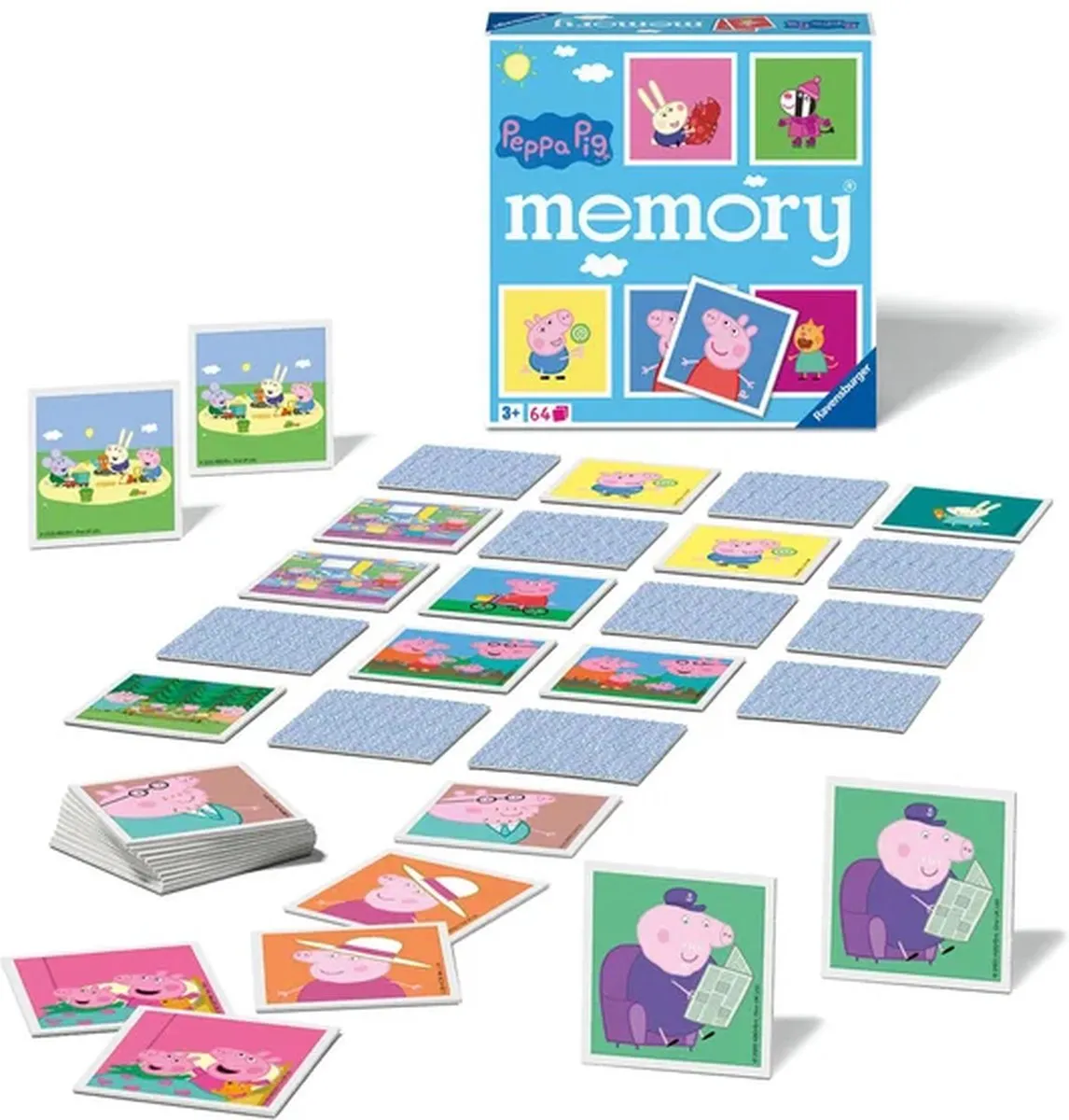 Ravensburger Peppa Pig Memory Kaartspel 208869 - 2-8 Spelers