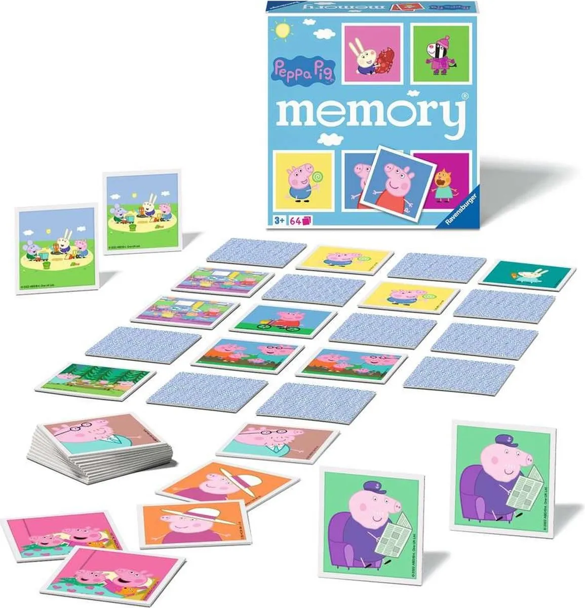 Ravensburger Peppa Pig Memory Kaartspel 208869 - 2-8 Spelers