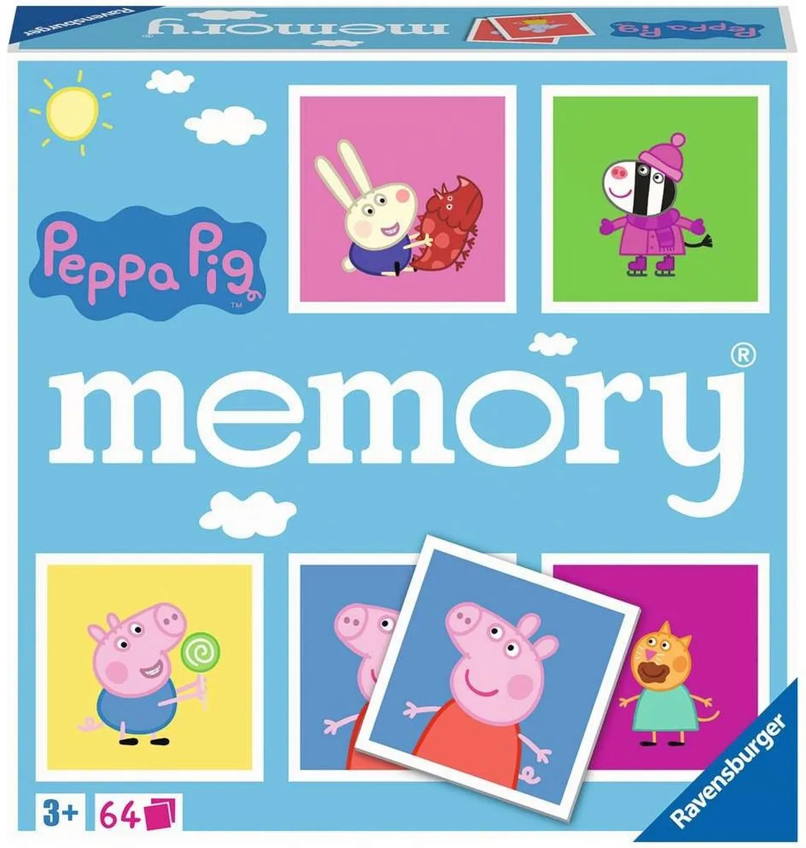 Ravensburger Peppa Pig Memory Kaartspel 208869 - 2-8 Spelers