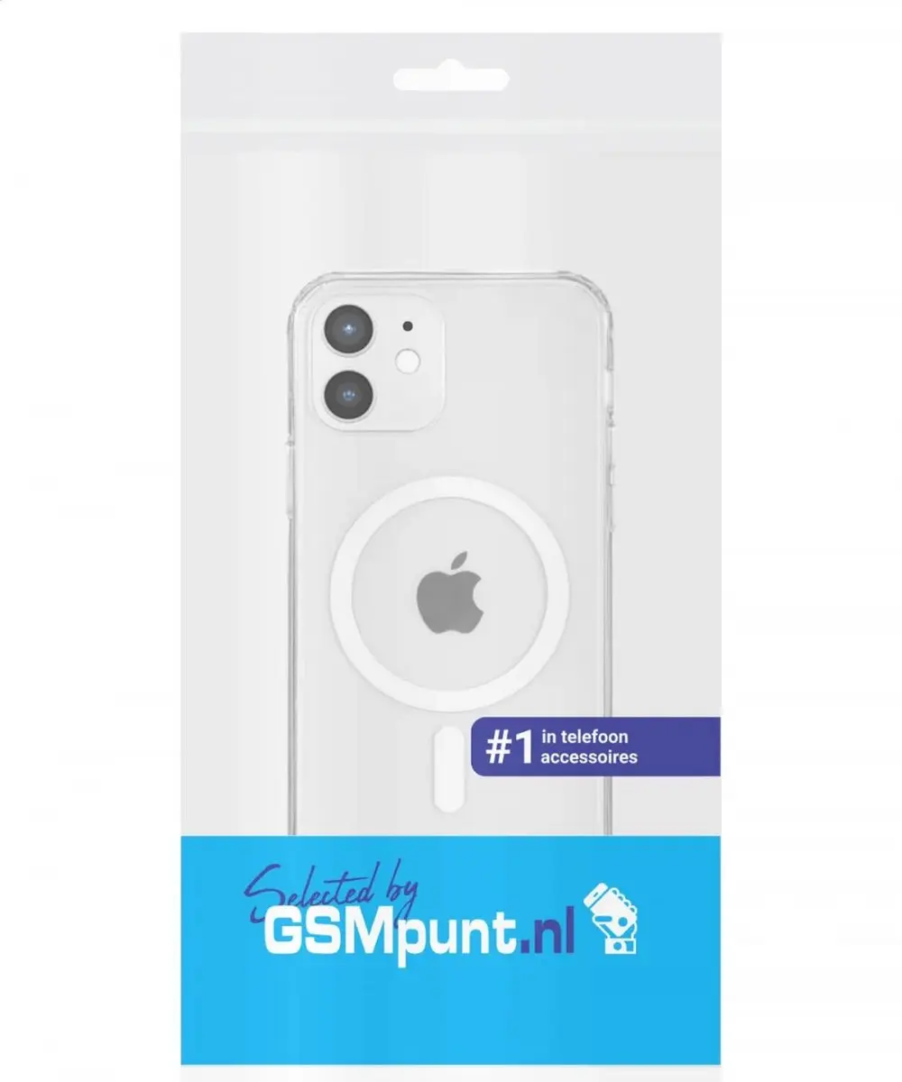 Selected by GSMpunt Apple iPhone 12/12 Pro Hoesje - MagSafe Transparant