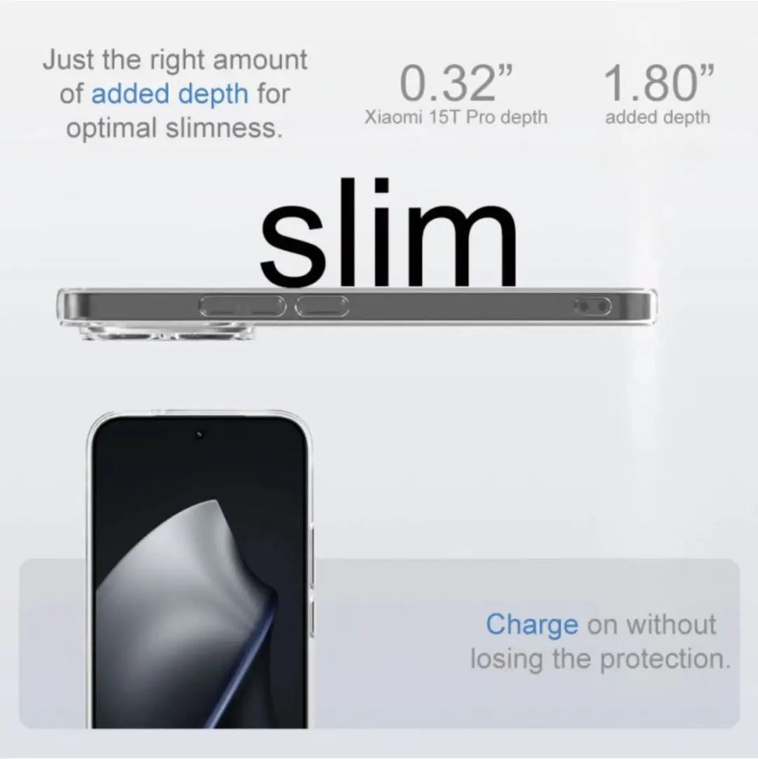 Selected Transparant TPU Hoesje Xiaomi 15T Pro