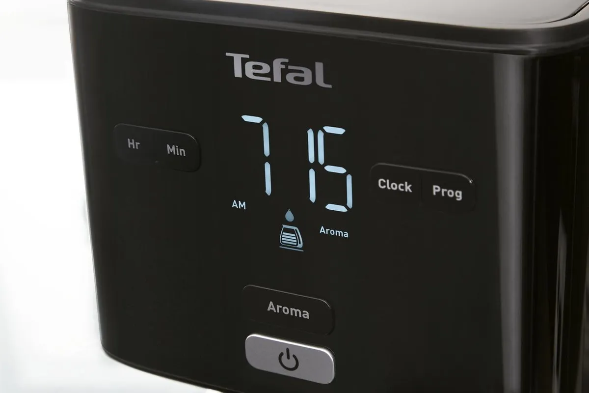Tefal Smart & Light CM6008 Koffiezetapparaat - 15 Kopjes - Zwart