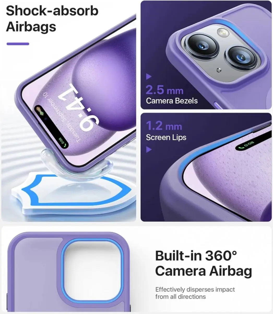 Selected Hoesje iPhone 13 MagSafe - Paars - afbeelding 6 van 6