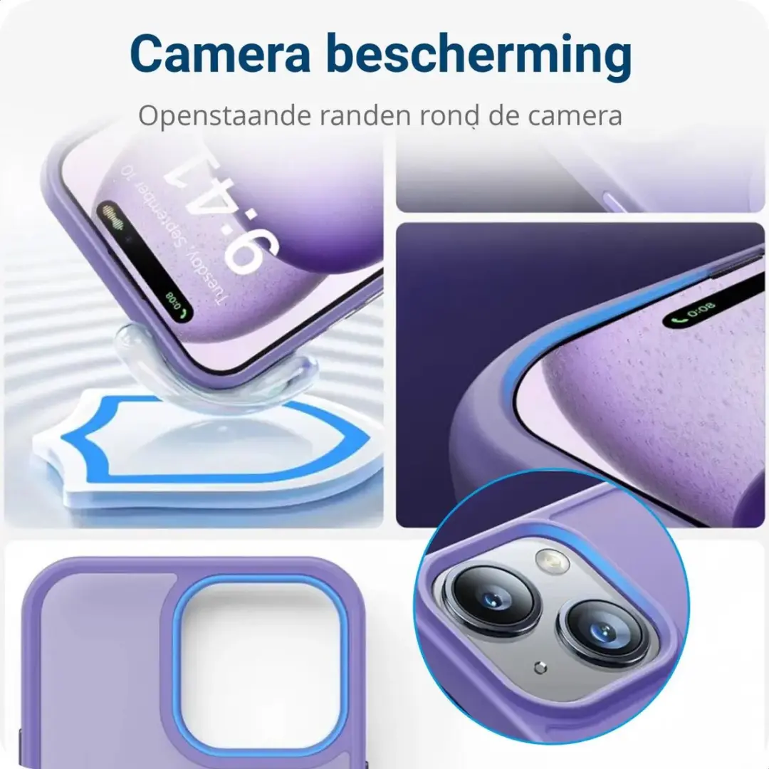 Selected Hoesje iPhone 13 MagSafe - Paars