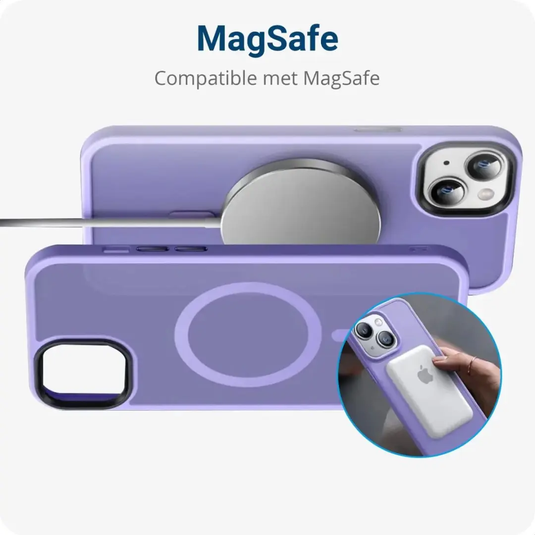 Selected Hoesje iPhone 13 MagSafe - Paars