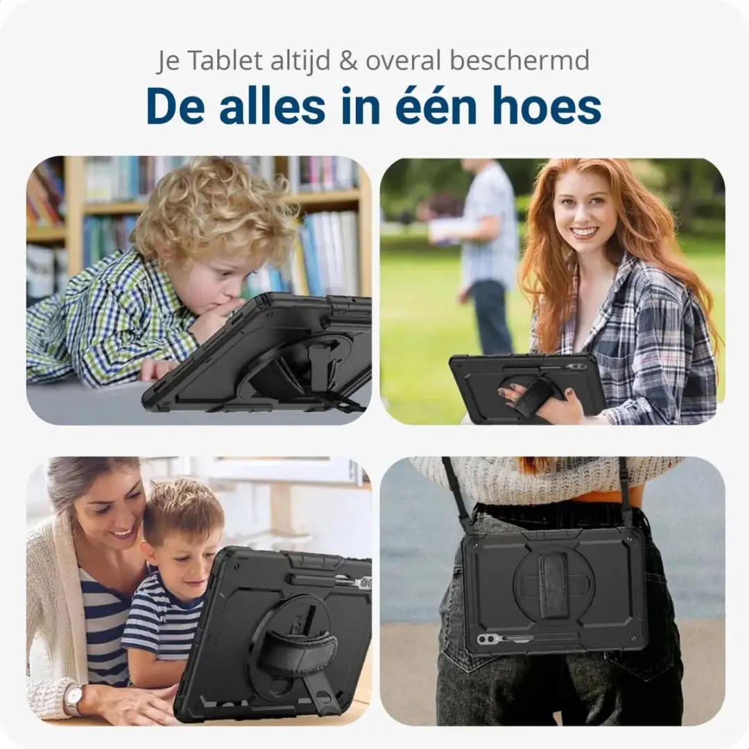 Selected Hoes Samsung Galaxy Tab S10/S9 Ultra - 14.6" - Zwart