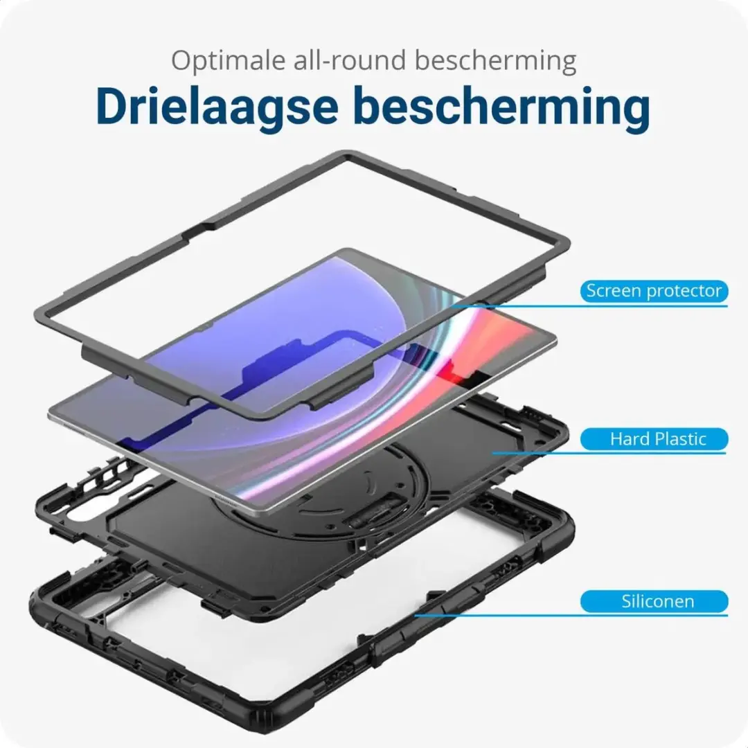 Selected Hoes Samsung Galaxy Tab S10/S9 Ultra - 14.6" - Zwart