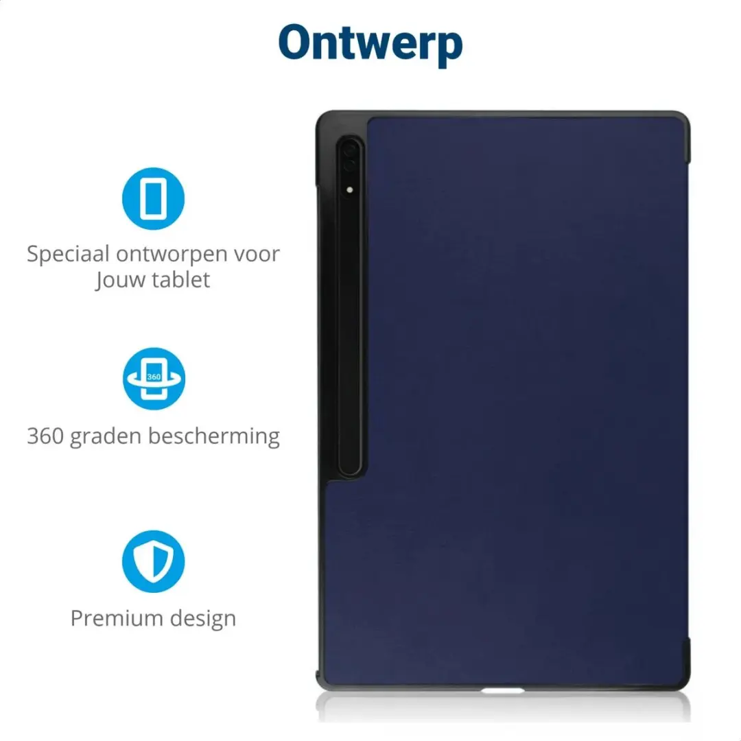 Selected Tablethoes Samsung Galaxy Tab S10/S9 Ultra - Blauw
