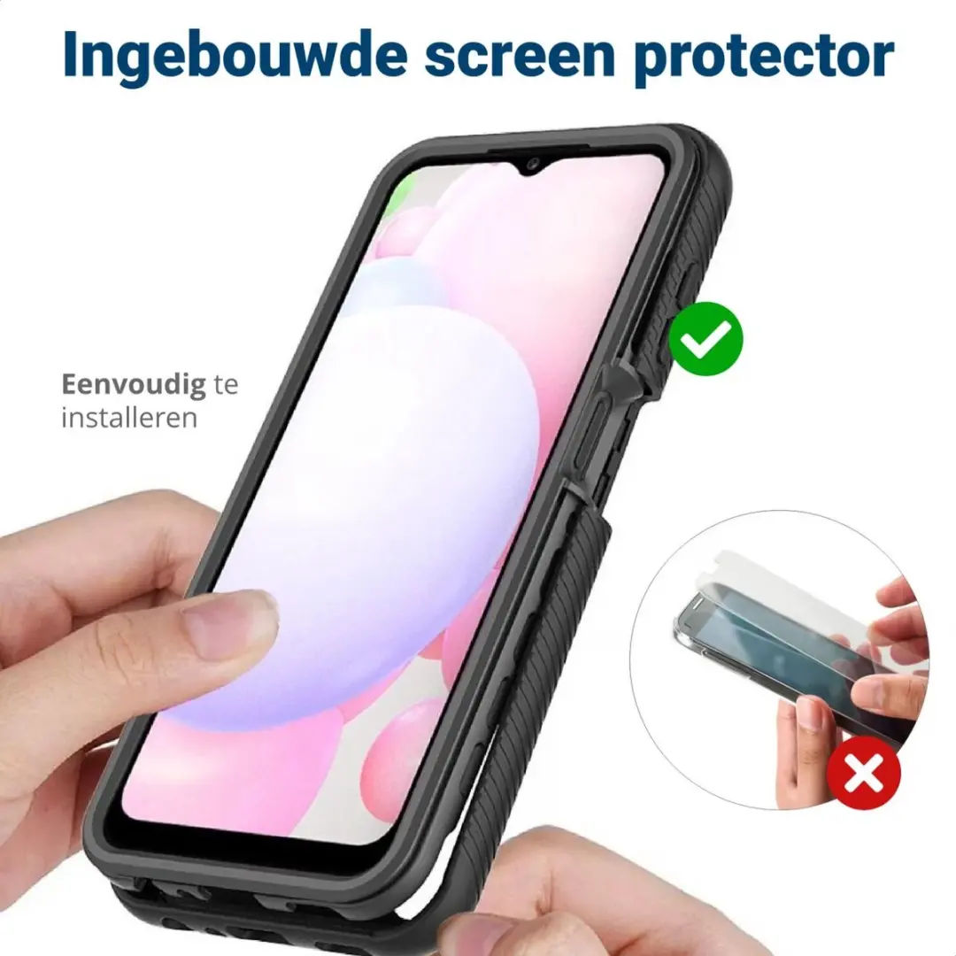 Selected Hoesje Samsung Galaxy A13 - Full Protect Rood