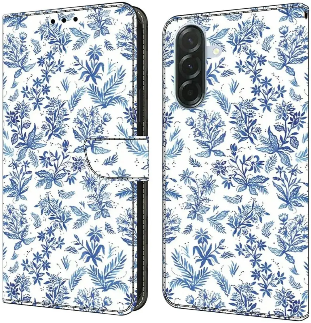 Selected Hoesje Samsung Galaxy A57 Book Case Bloemenveld