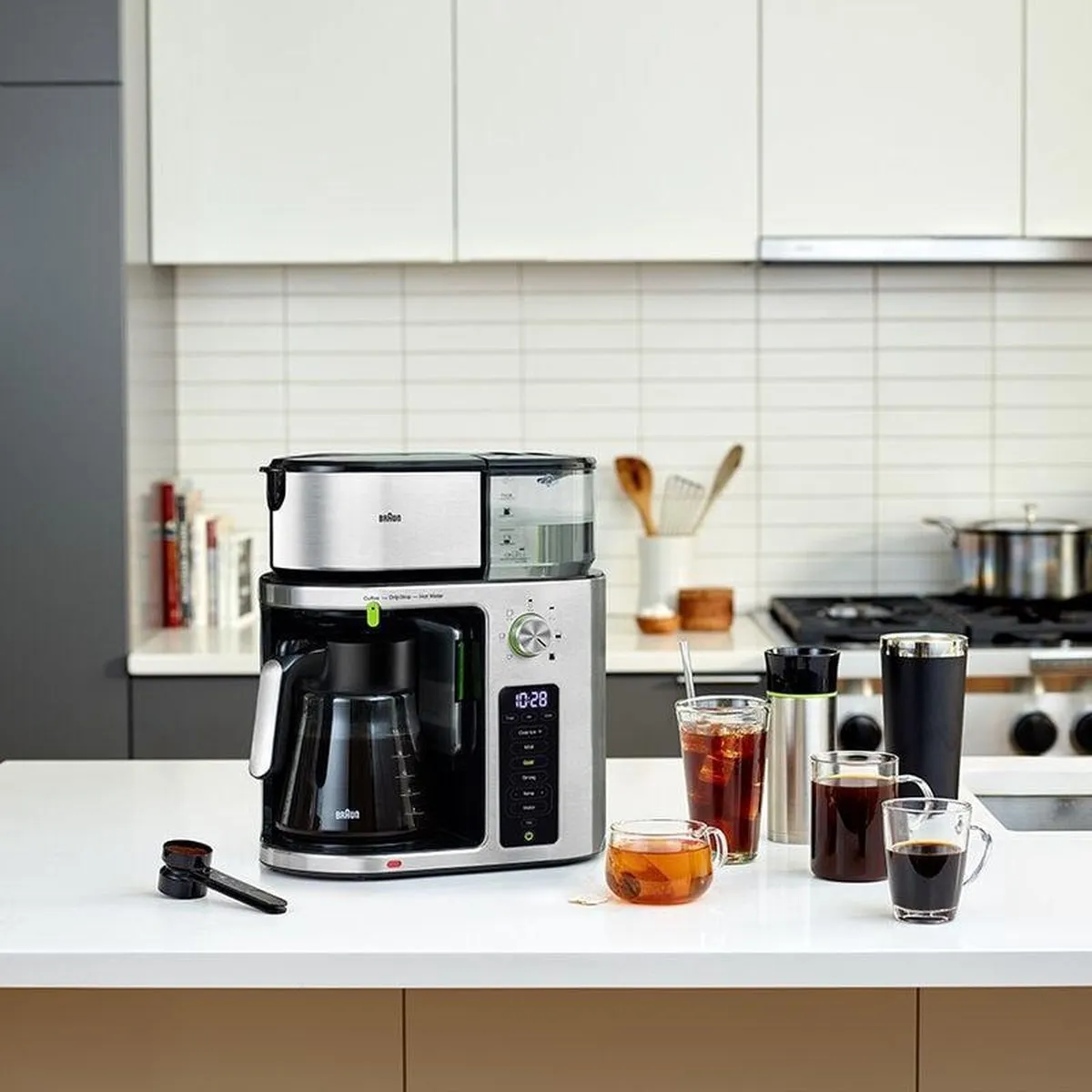 Braun KF9050BK MultiServe Koffiezetapparaat - 1,5L - 1750W - Zwart/RVS