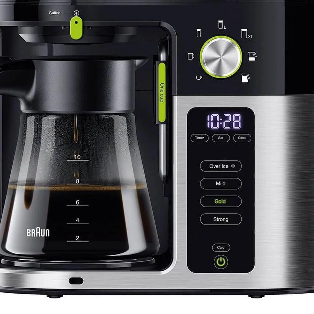 Braun KF9050BK MultiServe Koffiezetapparaat - 1,5L - 1750W - Zwart/RVS