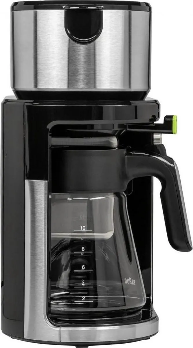 Braun KF9050BK MultiServe Koffiezetapparaat - 1,5L - 1750W - Zwart/RVS