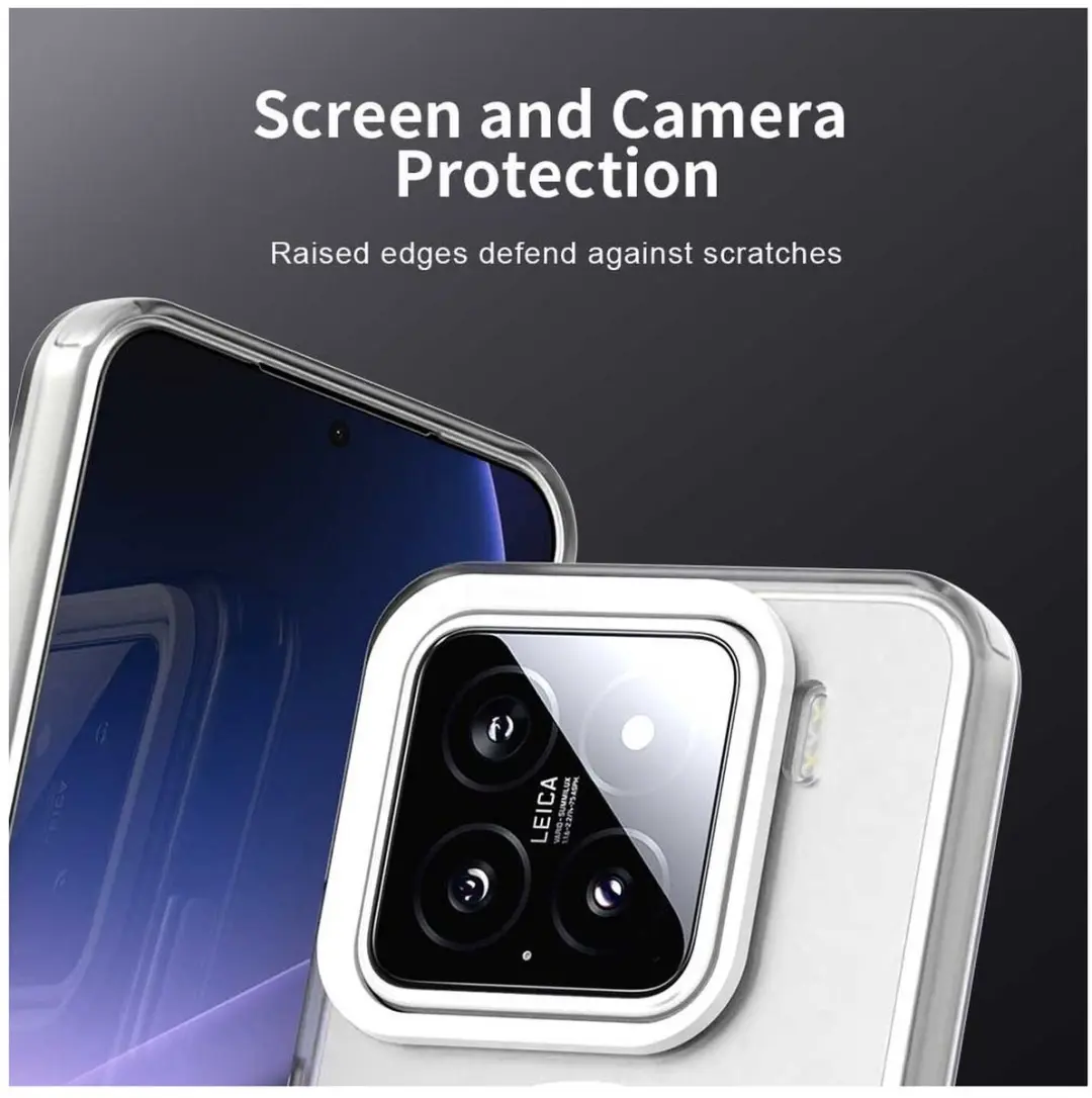 Selected MagSafe Backcover Xiaomi 15 - Wit & Transparant