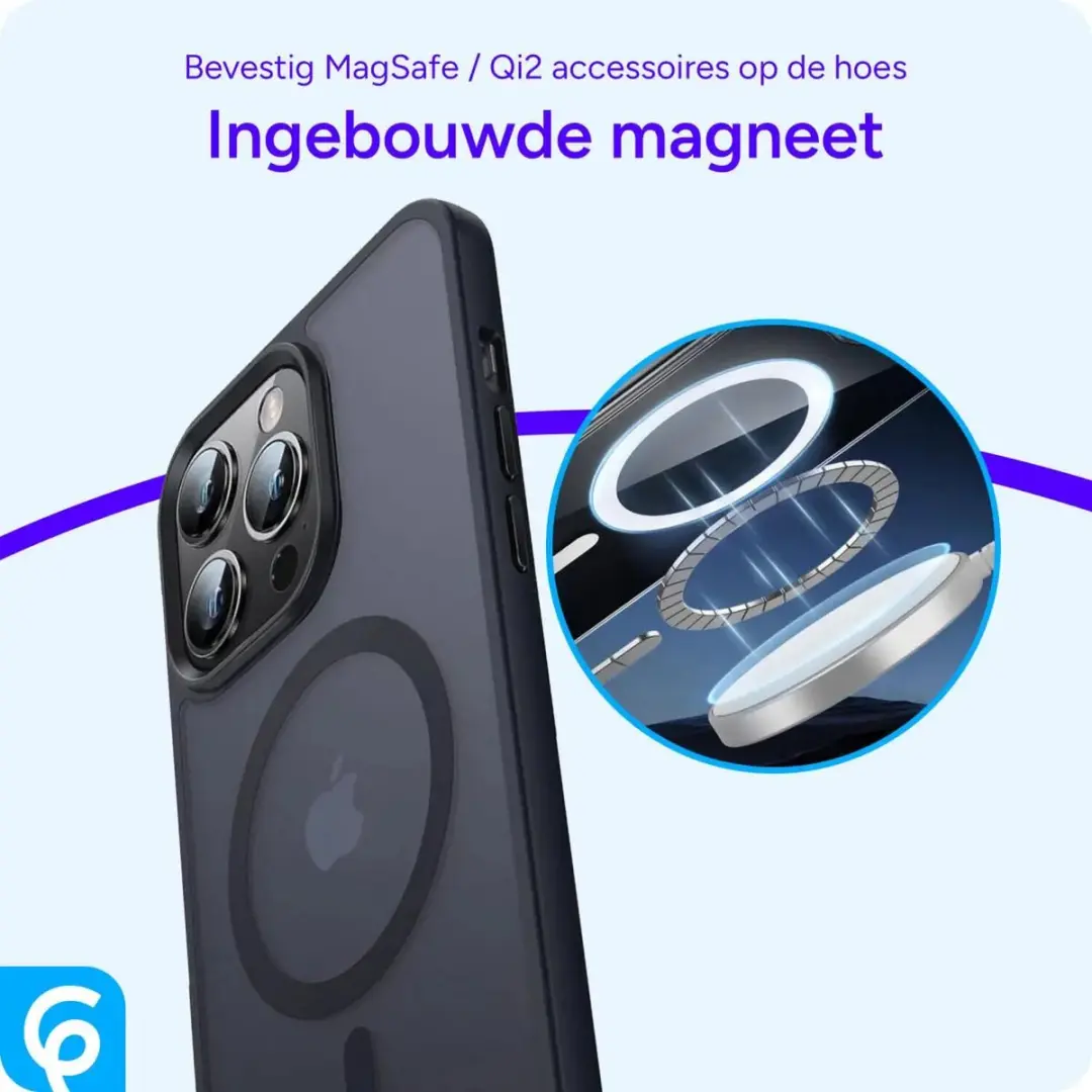 Selected Hoesje iPhone 13 Pro Max MagSafe - Mat - Zwart