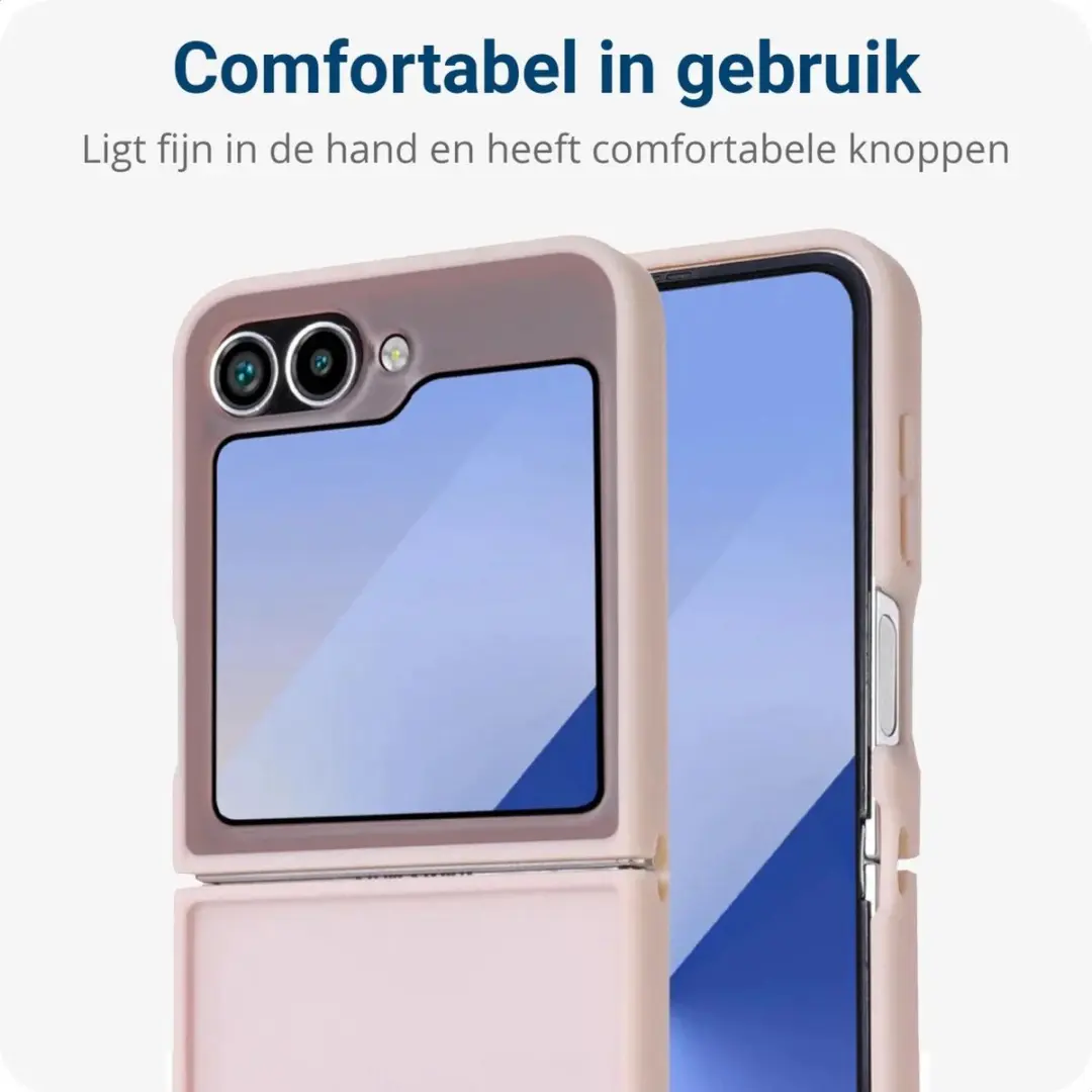 Selected Hoesje Samsung Galaxy Z Flip 6/7 FE - Matte Roze