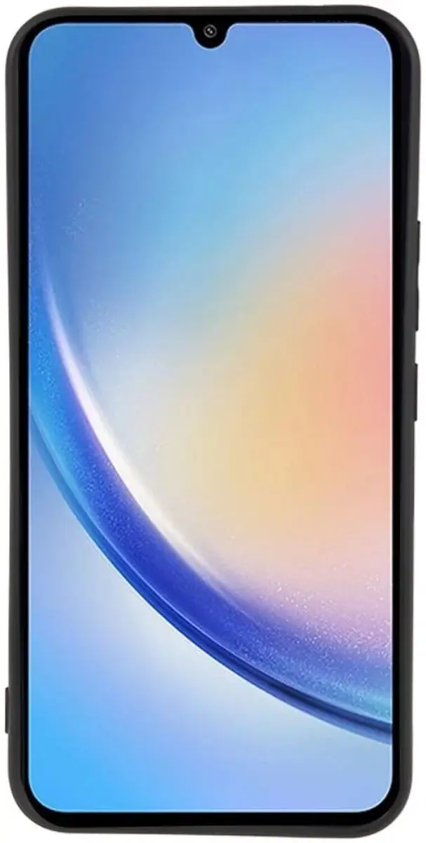 Selected Hoesje Samsung Galaxy A34 - Dun TPU Zwart