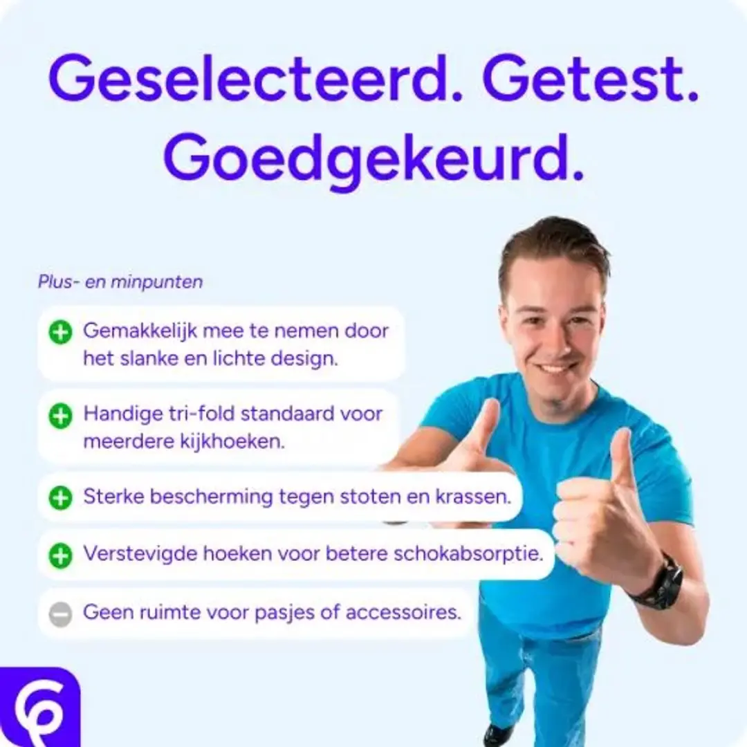Selected Tablethoes Huawei MatePad SE 11 - Tri-fold Kunstleder Zwart