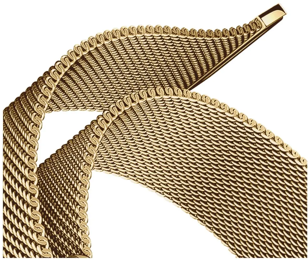 Selected SBG Universeel 20mm Horlogeband - Goud