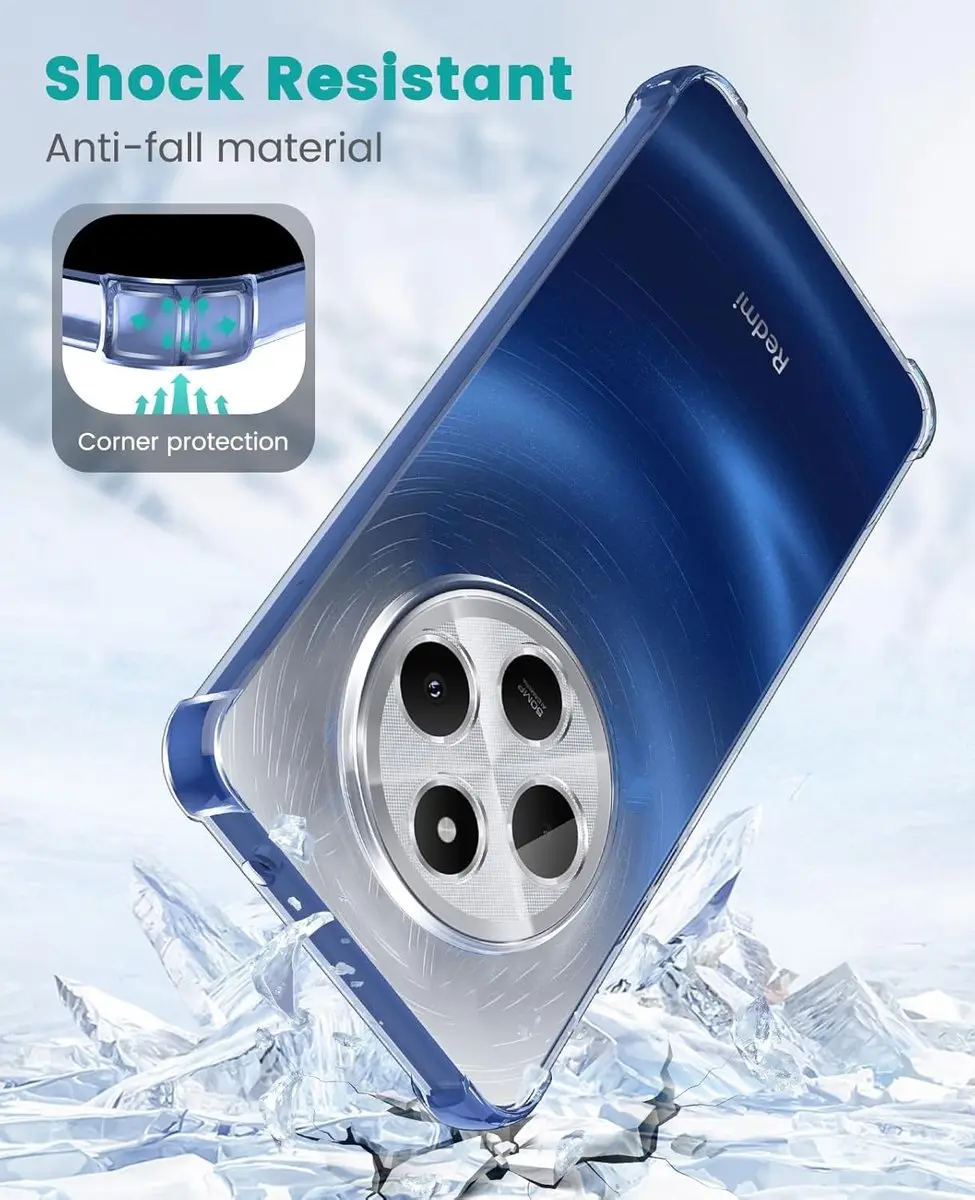 Selected Transparant Hoesje Xiaomi Redmi 14C - Schokbestendig - afbeelding 6 van 6