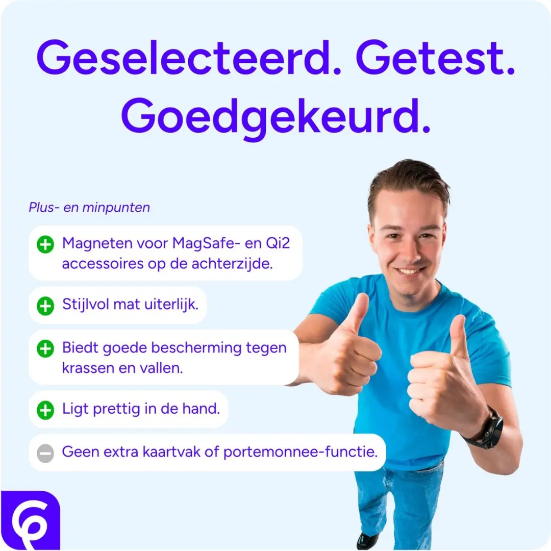 Selected Hoesje Google Pixel 9a MagSafe - Mat - Zwart