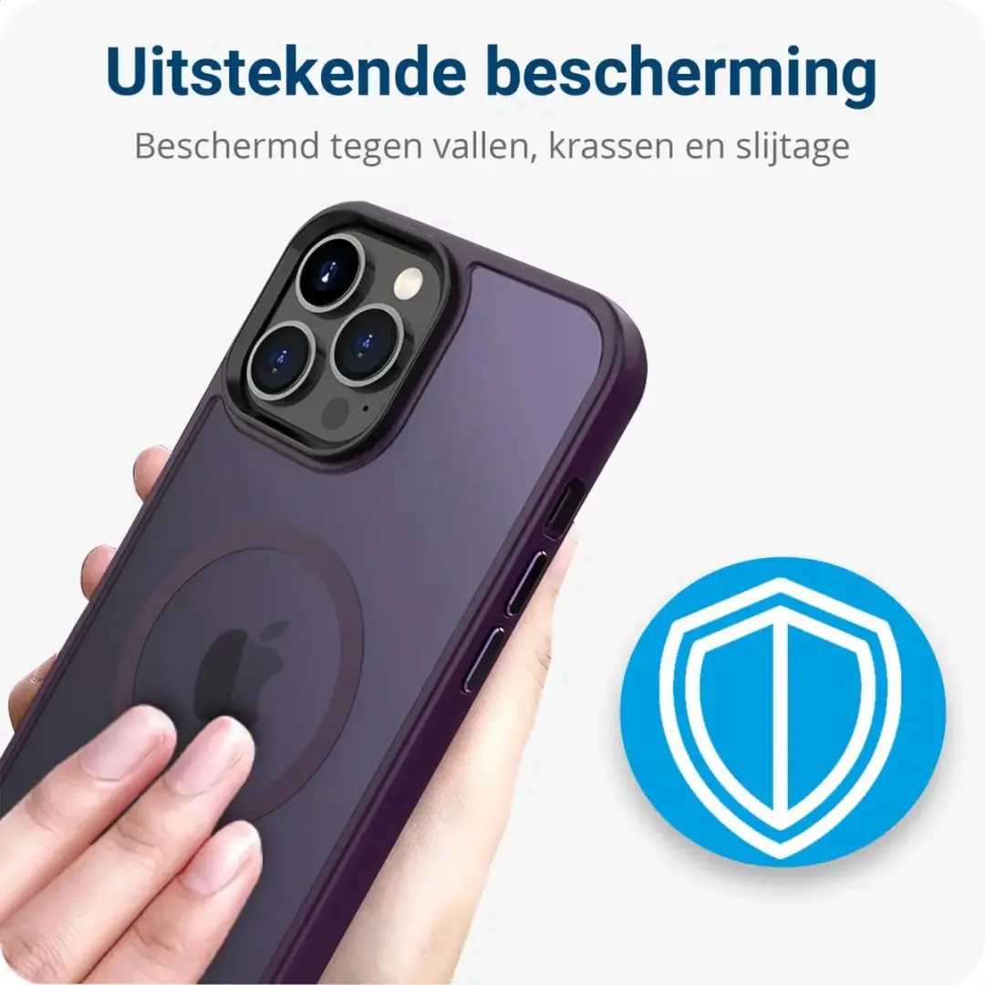 Selected Hoesje iPhone 13 Pro Max MagSafe Paars