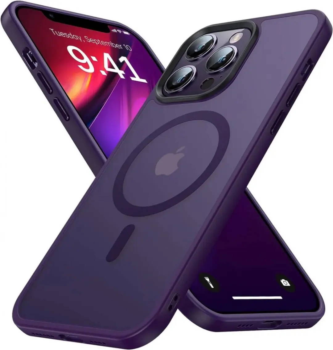Selected Hoesje iPhone 13 Pro Max MagSafe Paars