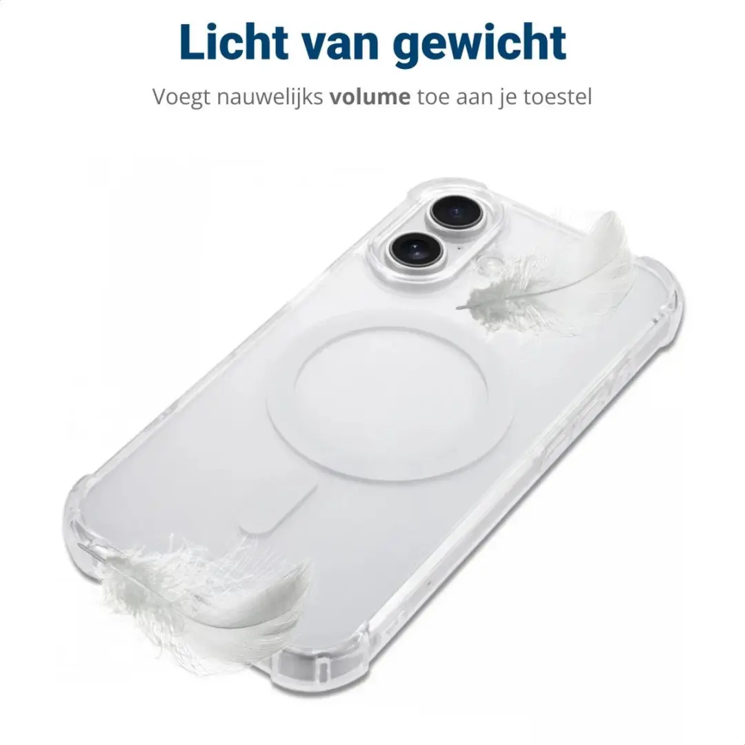 Selected Transparant iPhone 16 Plus Hoesje - MagSafe