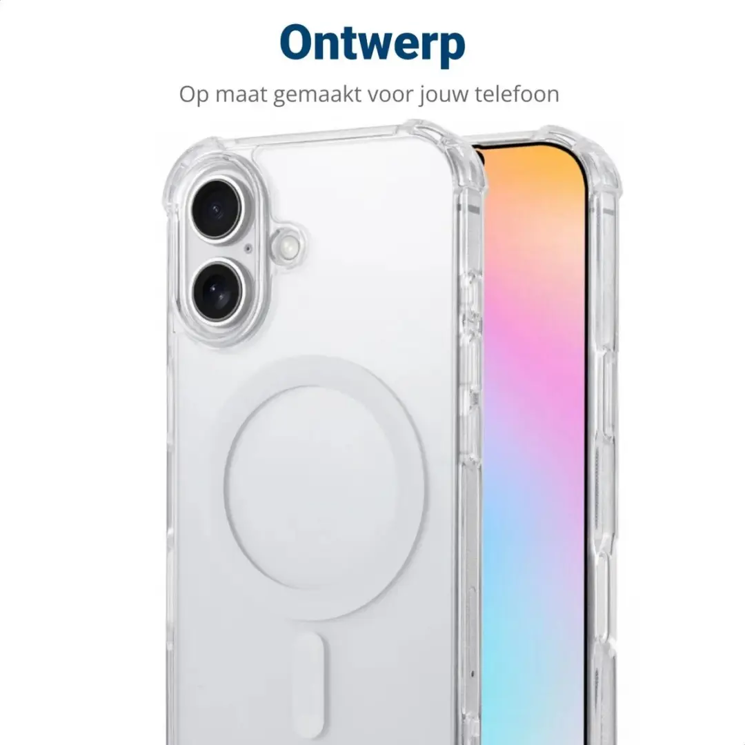 Selected Transparant iPhone 16 Plus Hoesje - MagSafe - afbeelding 6 van 6