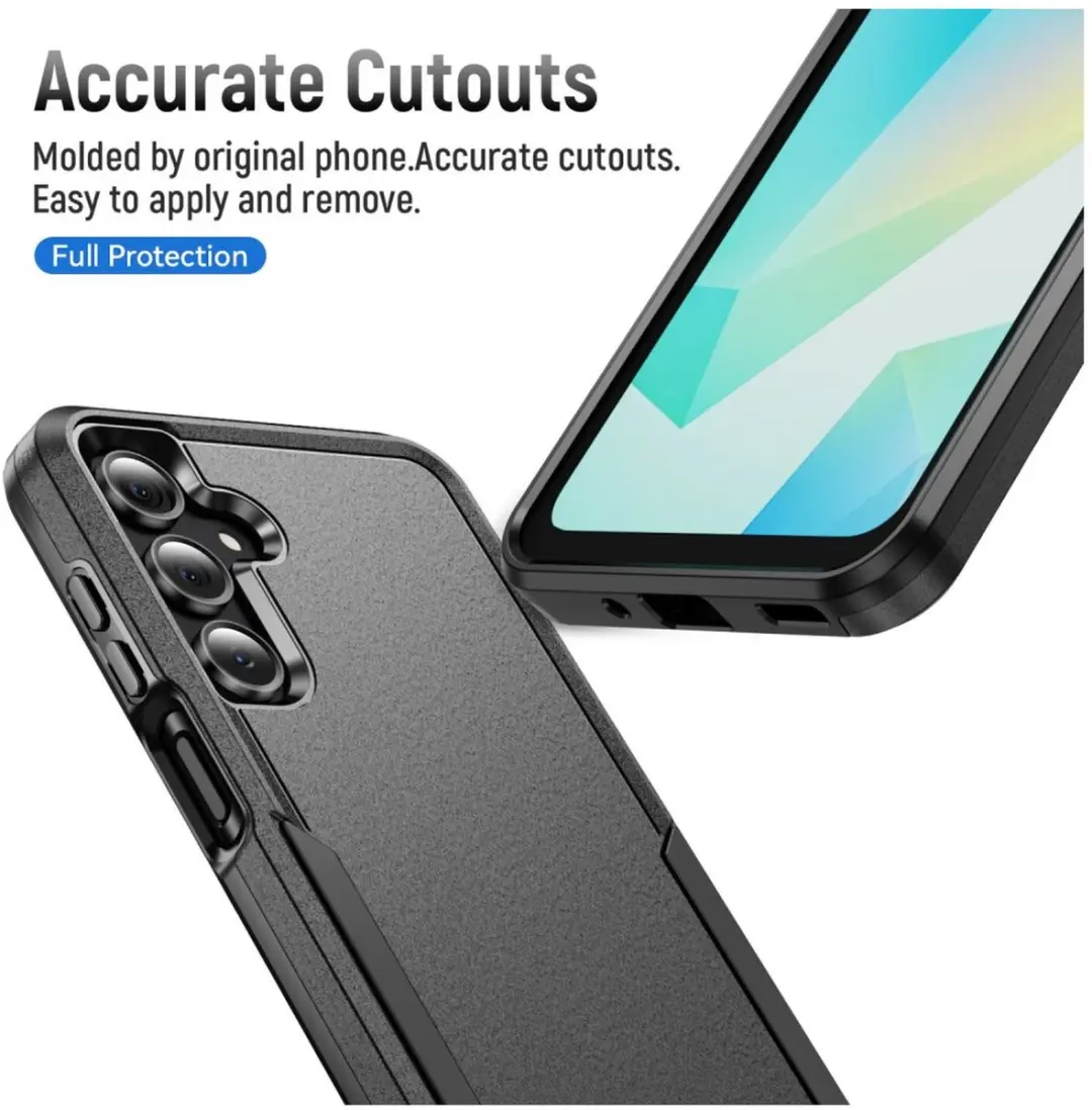 Selected Schokbestendige Rugged Hoes Samsung Galaxy A15 - Zwart