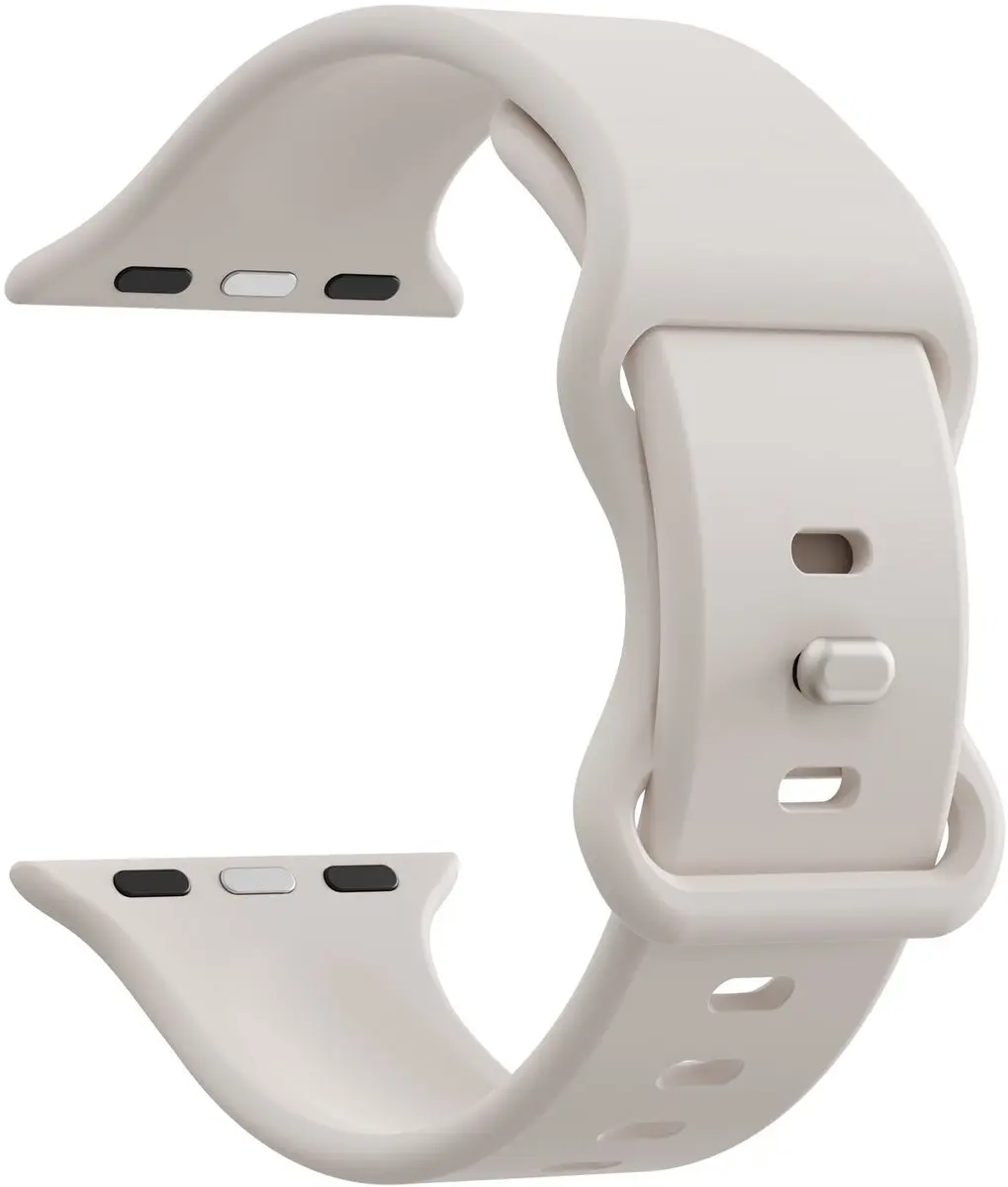 Selected SBG Siliconen Bandje Apple Watch Ultra 3 49mm - Sterrenlicht