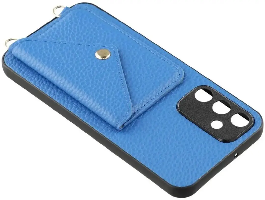 Selected Hoes Samsung Galaxy A57 Pasjeshouder Blauw