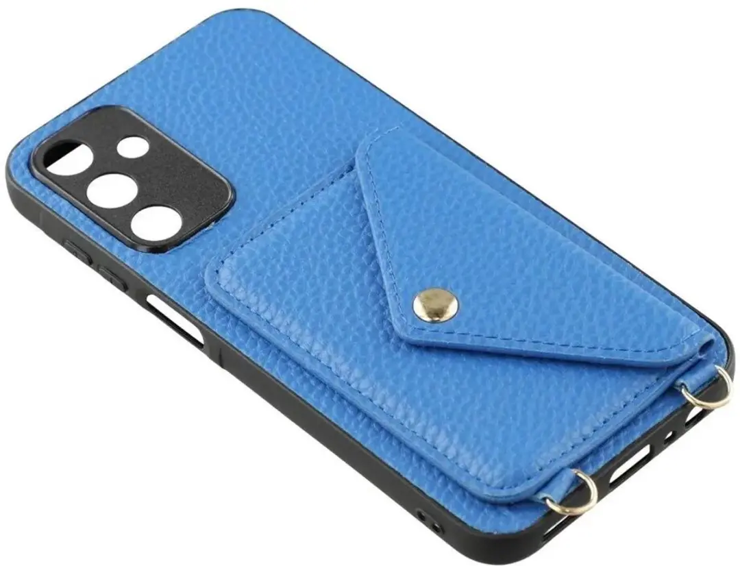Selected Hoes Samsung Galaxy A57 Pasjeshouder Blauw