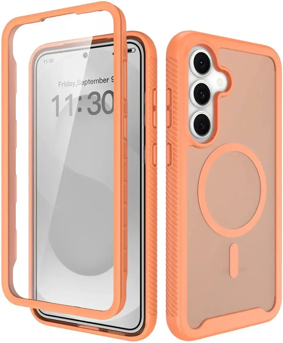 Selected Hoesje Samsung Galaxy S25 FE Matte Oranje