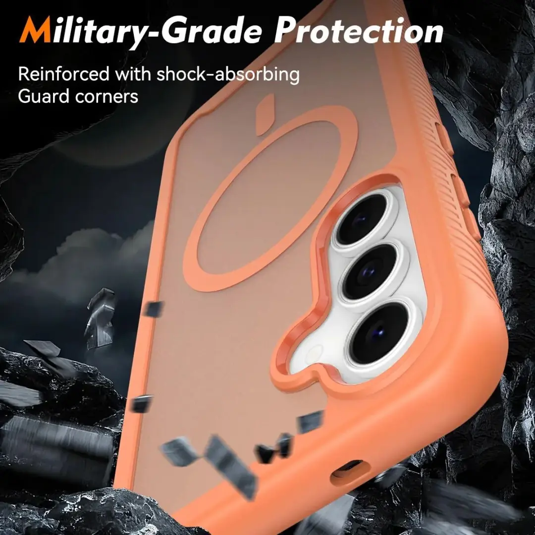Selected Hoesje Samsung Galaxy S25 FE Matte Oranje - MagSafe - afbeelding 6 van 6